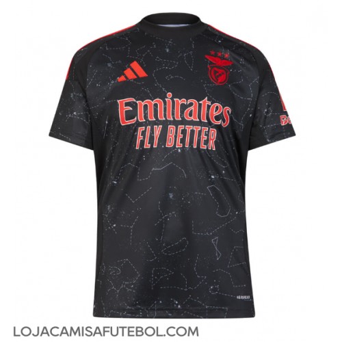 Camisa de Futebol Benfica Equipamento Secundário 2024-25 Manga Curta